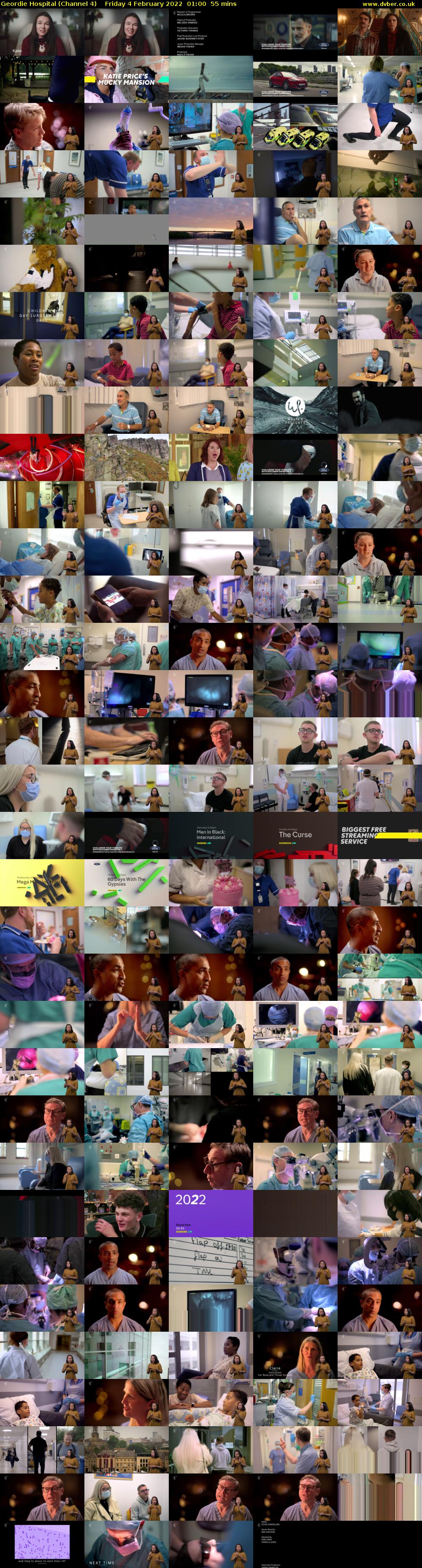 Geordie Hospital (Channel 4) Friday 4 February 2022 01:00 - 01:55