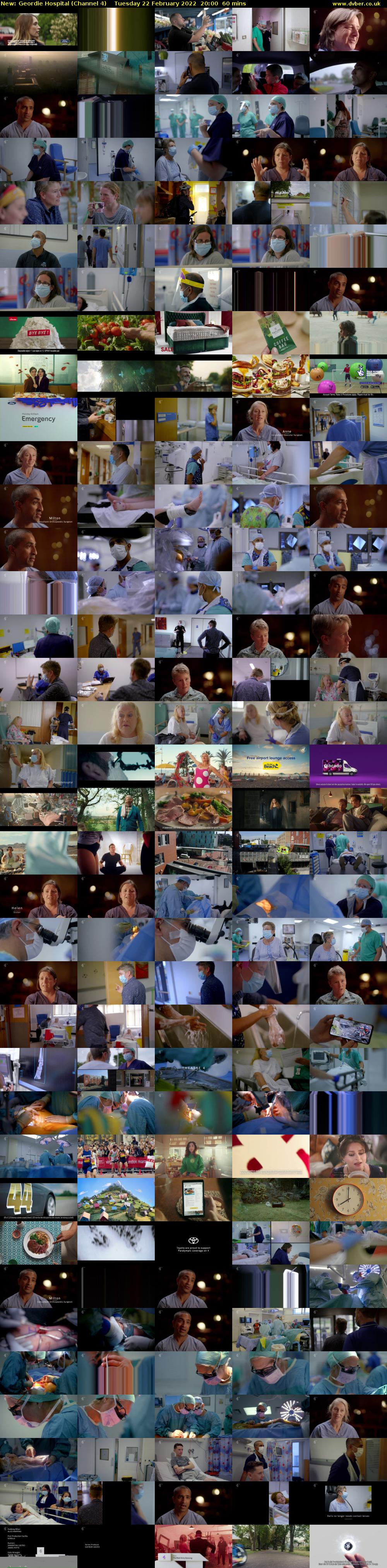 Geordie Hospital (Channel 4) Tuesday 22 February 2022 20:00 - 21:00