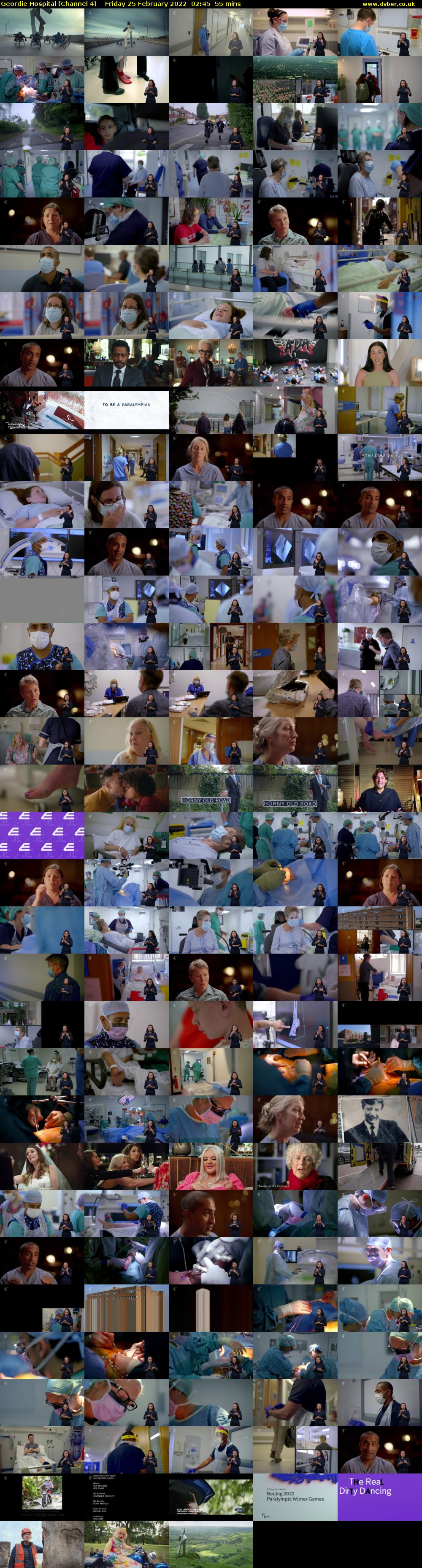 Geordie Hospital (Channel 4) Friday 25 February 2022 02:45 - 03:40