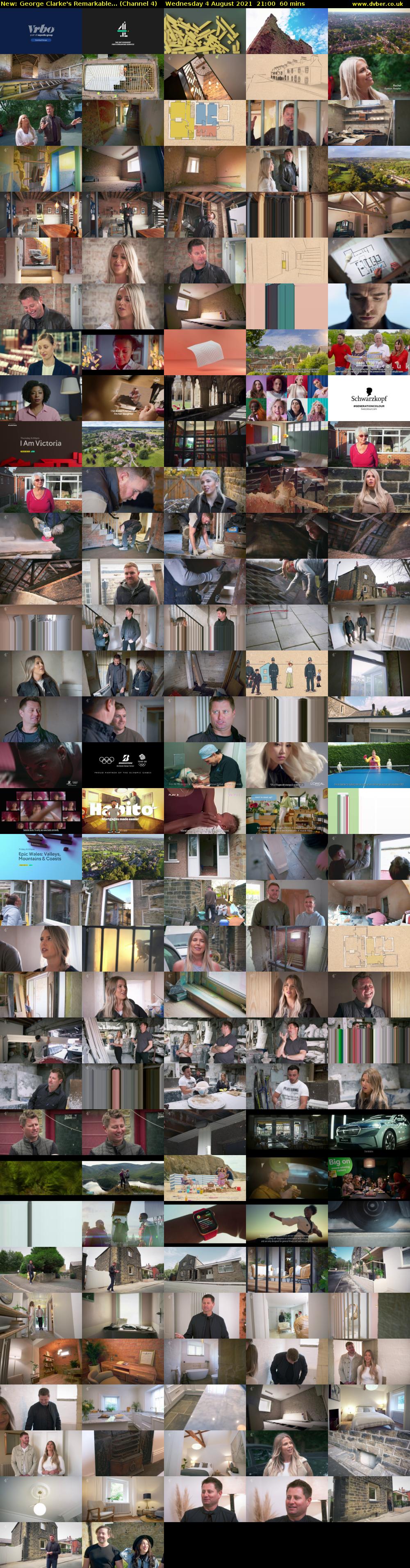 George Clarke's Remarkable... (Channel 4) Wednesday 4 August 2021 21:00 - 22:00