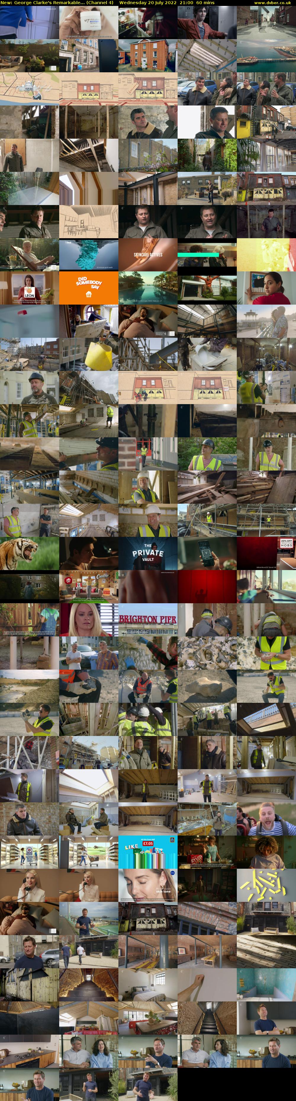 George Clarke's Remarkable... (Channel 4) Wednesday 20 July 2022 21:00 - 22:00