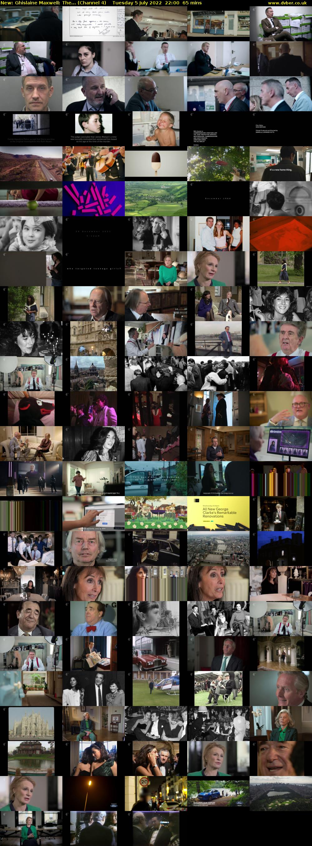 Ghislaine Maxwell: The... (Channel 4) Tuesday 5 July 2022 22:00 - 23:05