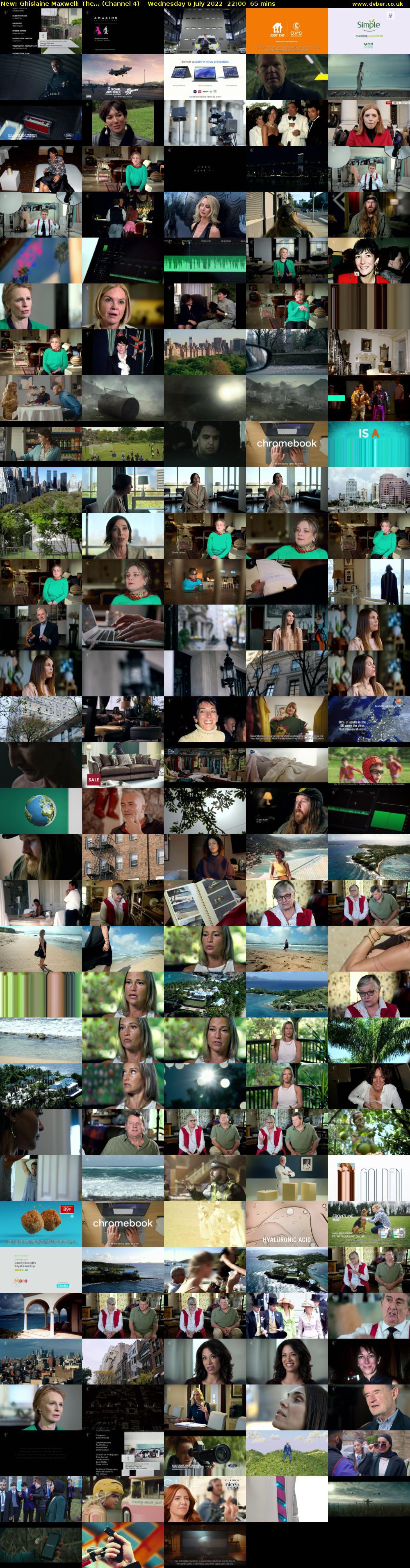 Ghislaine Maxwell: The... (Channel 4) Wednesday 6 July 2022 22:00 - 23:05