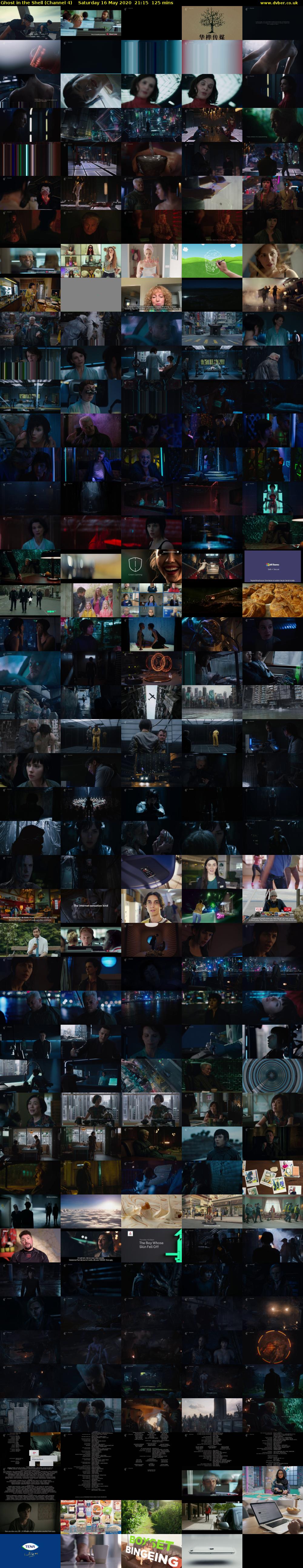 Ghost in the Shell (Channel 4) Saturday 16 May 2020 21:15 - 23:20
