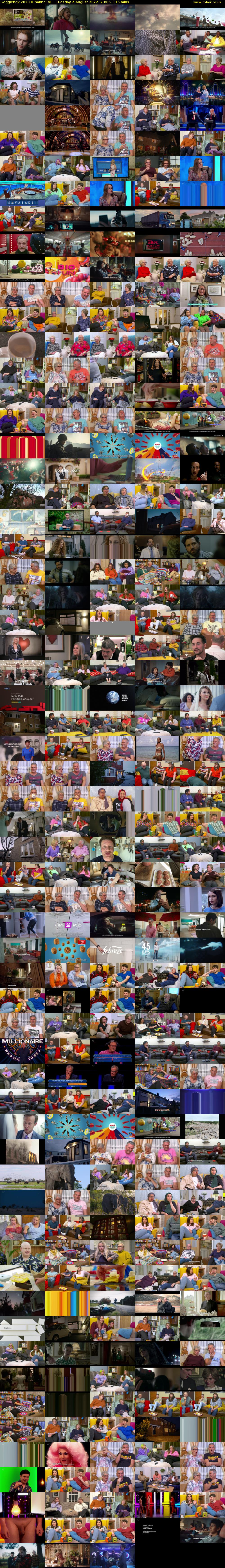 Gogglebox 2020 (Channel 4) Tuesday 2 August 2022 23:05 - 01:00