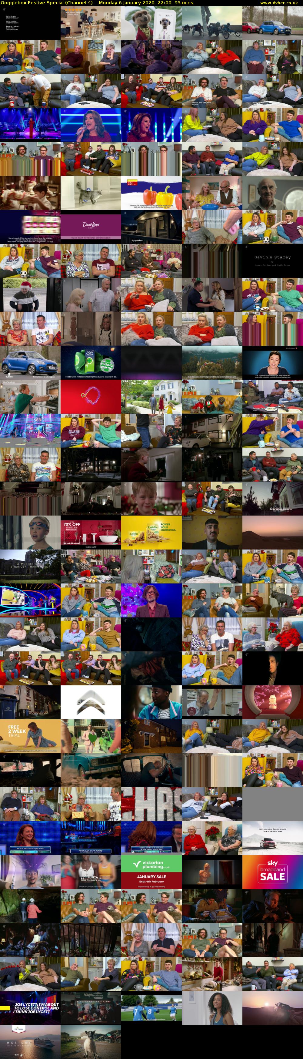 Gogglebox Festive Special (Channel 4) Monday 6 January 2020 22:00 - 23:35