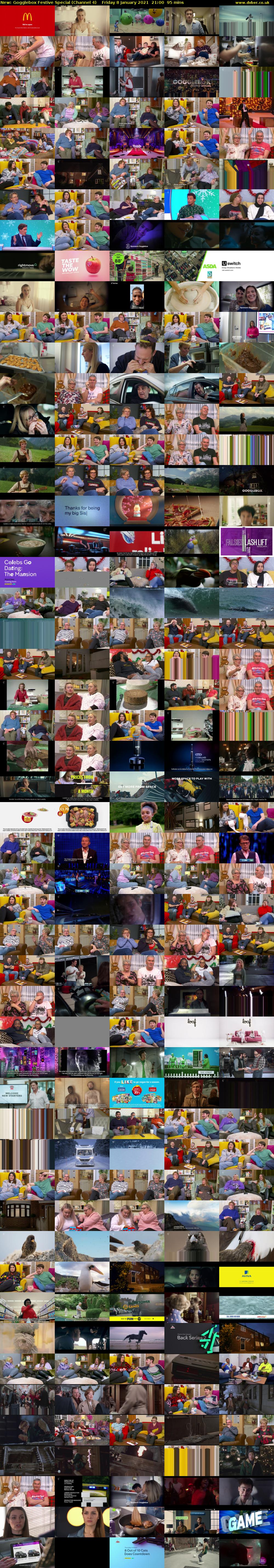 Gogglebox Festive Special (Channel 4) Friday 8 January 2021 21:00 - 22:35