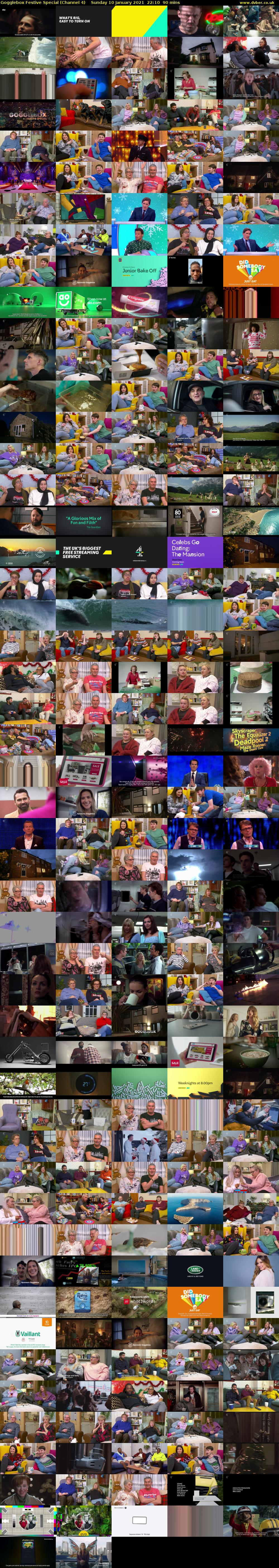 Gogglebox Festive Special (Channel 4) Sunday 10 January 2021 22:10 - 23:40