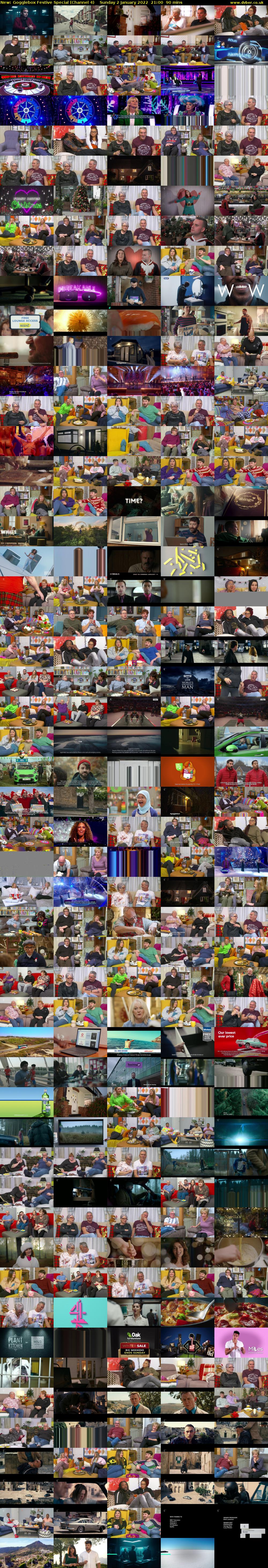 Gogglebox Festive Special (Channel 4) Sunday 2 January 2022 21:00 - 22:30