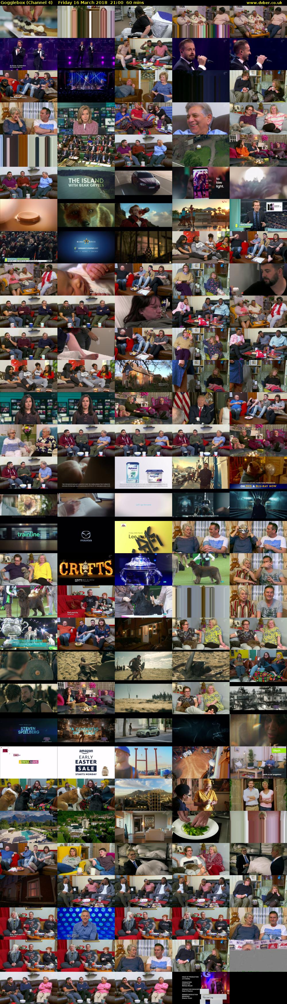 Gogglebox (Channel 4) Friday 16 March 2018 21:00 - 22:00