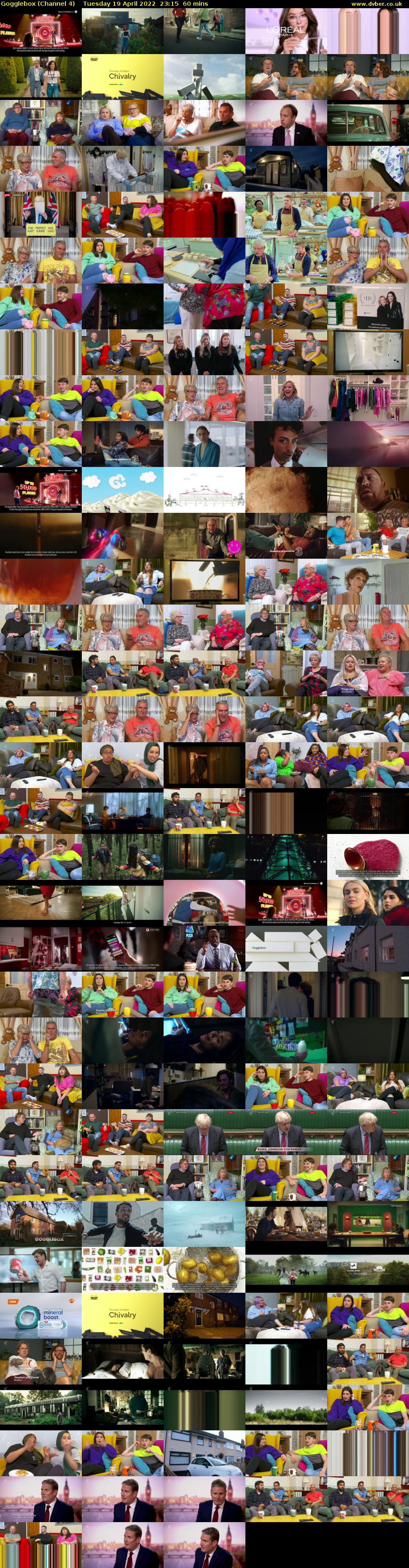 Gogglebox (Channel 4) Tuesday 19 April 2022 23:15 - 00:15