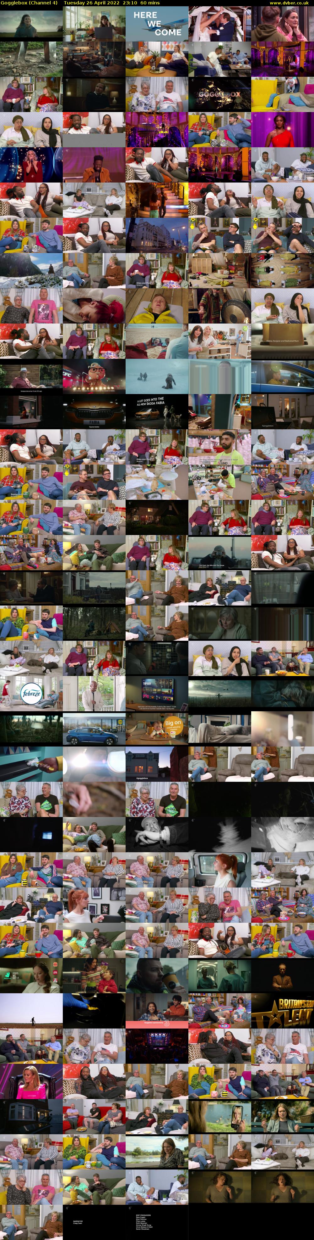 Gogglebox (Channel 4) Tuesday 26 April 2022 23:10 - 00:10