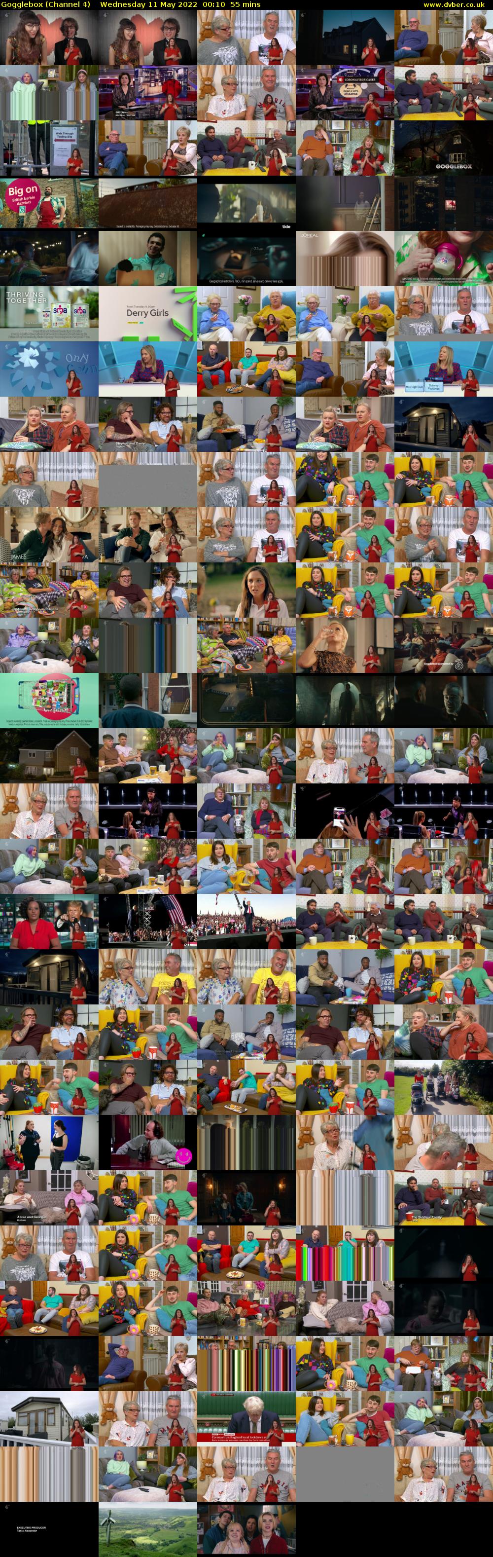 Gogglebox (Channel 4) Wednesday 11 May 2022 00:10 - 01:05