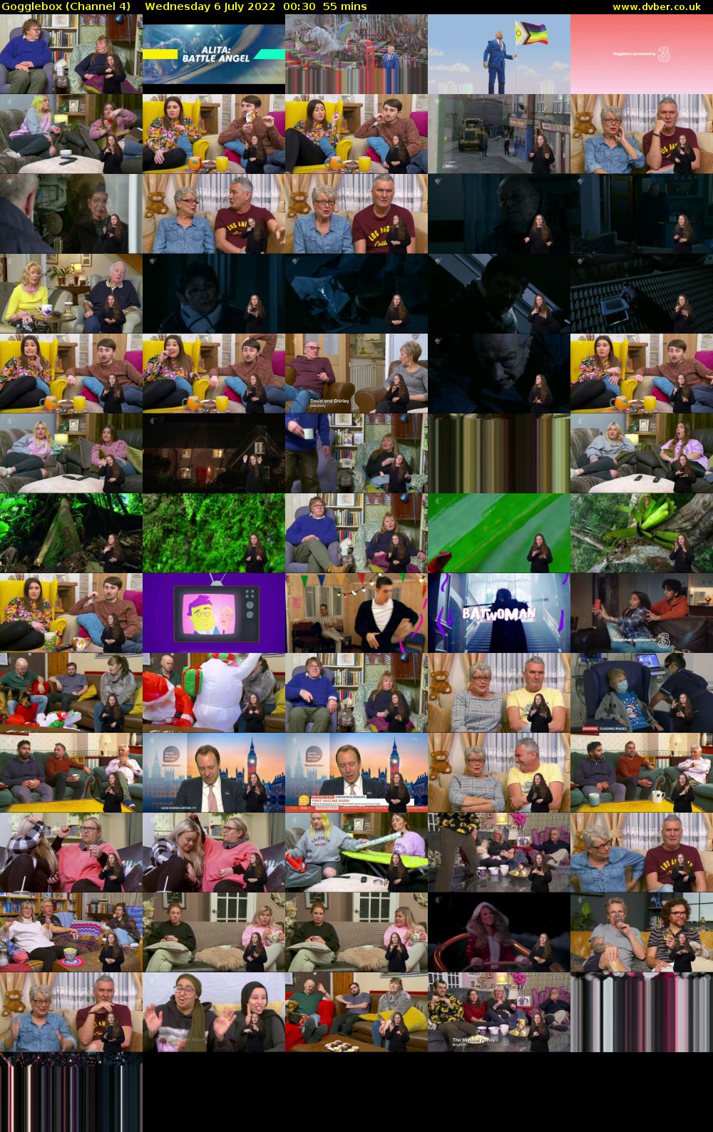 Gogglebox (Channel 4) Wednesday 6 July 2022 00:30 - 01:25