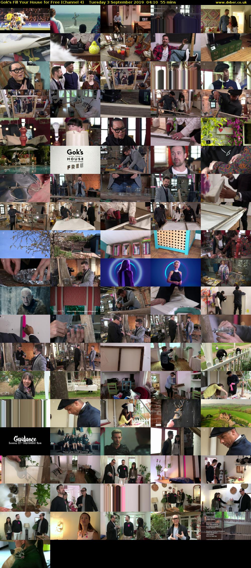 Gok's Fill Your House for Free (Channel 4) Tuesday 3 September 2019 04:10 - 05:05