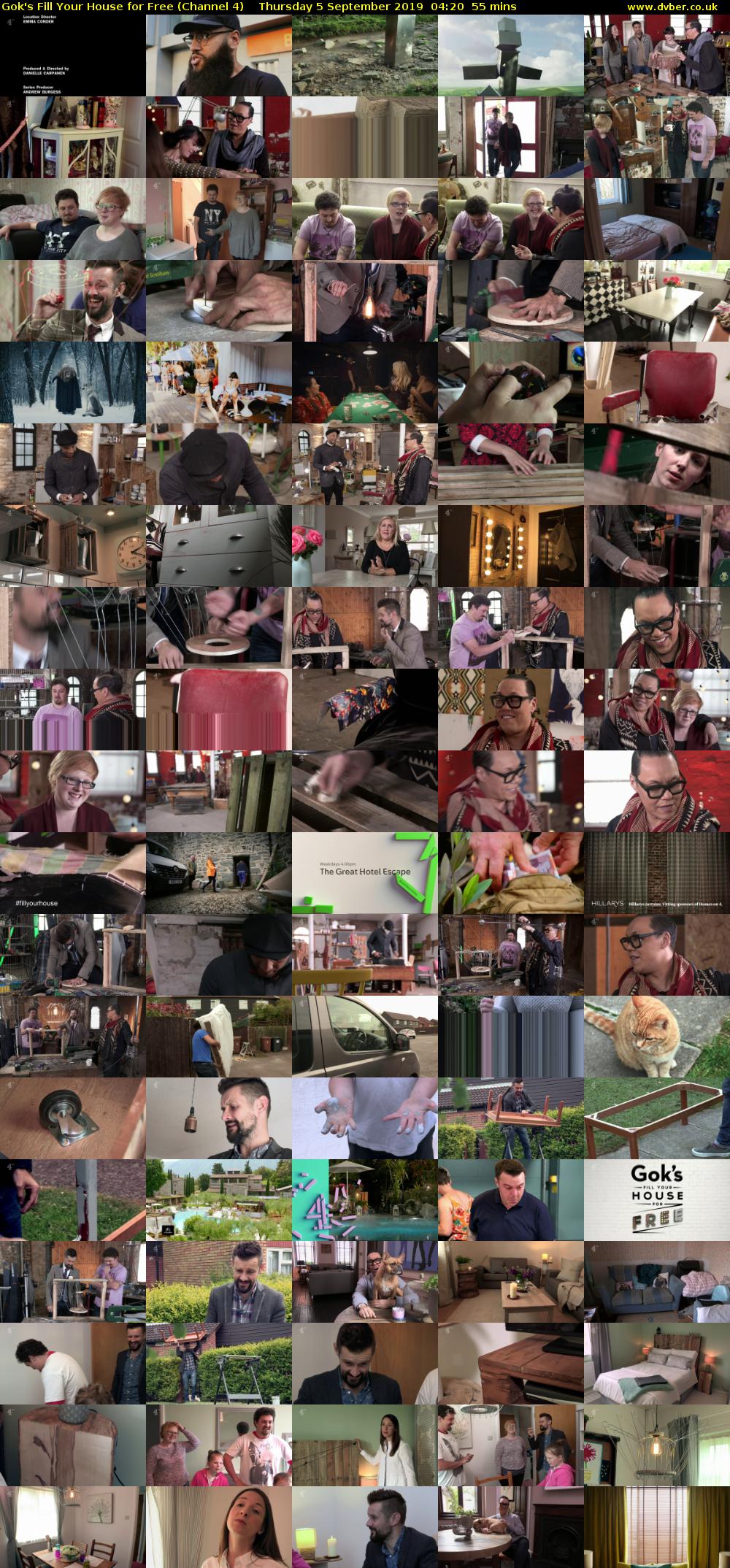 Gok's Fill Your House for Free (Channel 4) Thursday 5 September 2019 04:20 - 05:15