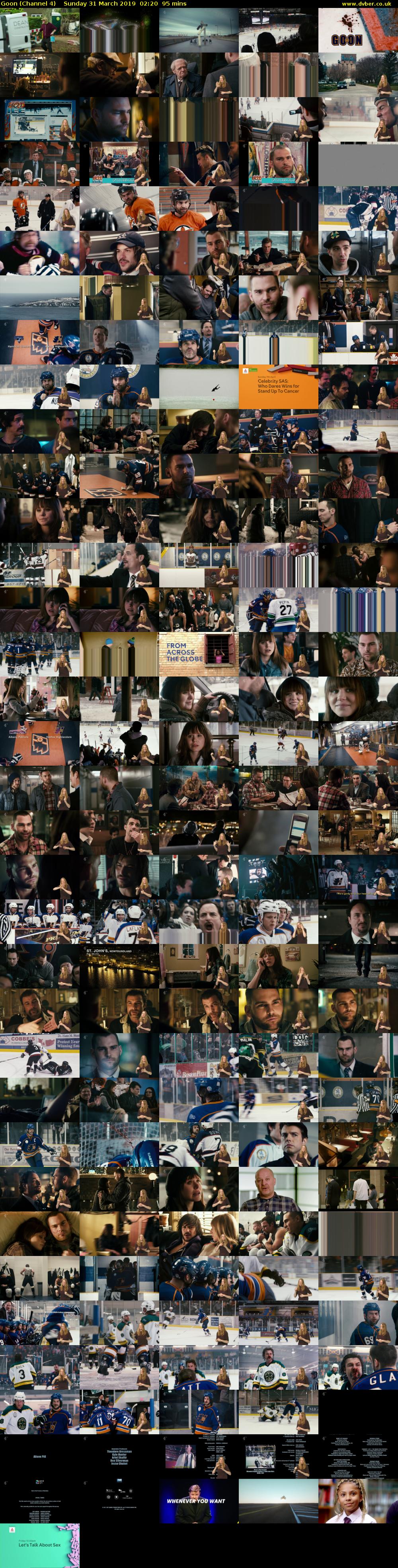 Goon (Channel 4) Sunday 31 March 2019 02:20 - 03:55
