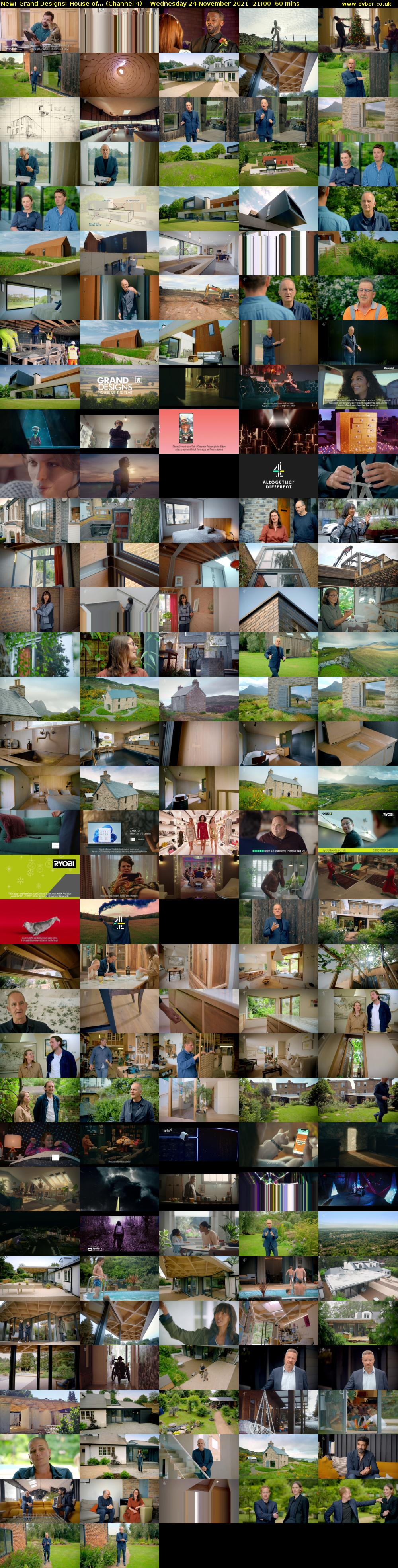 Grand Designs: House of... (Channel 4) Wednesday 24 November 2021 21:00 - 22:00