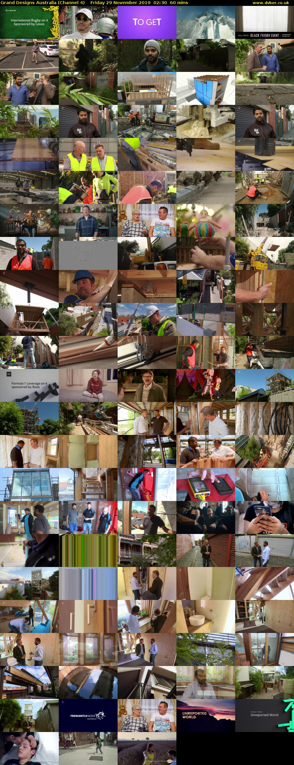 Grand Designs Australia (Channel 4) Friday 29 November 2019 02:30 - 03:30