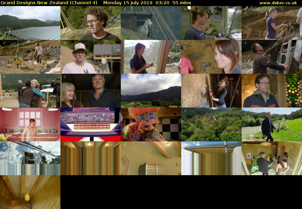 Grand Designs New Zealand (Channel 4) Monday 15 July 2019 03:20 - 04:15