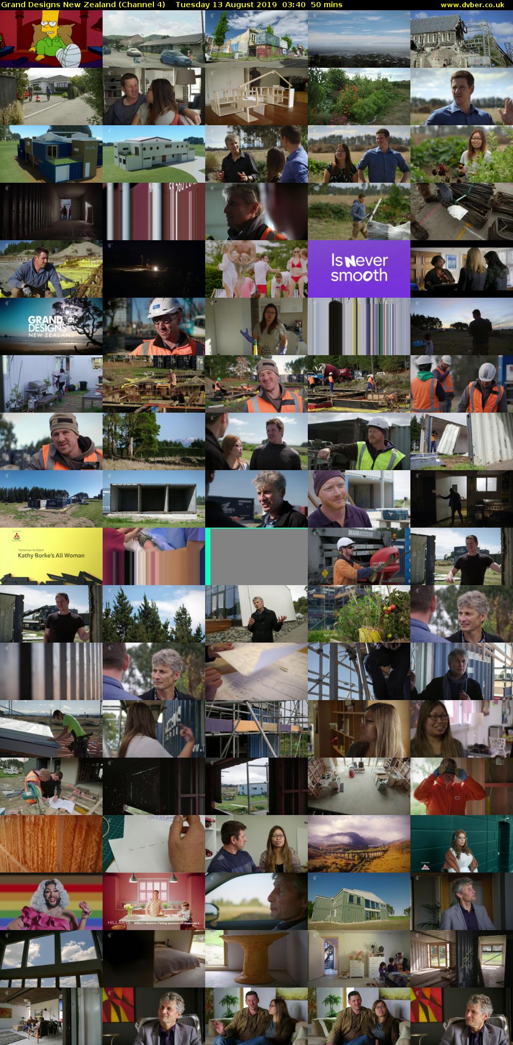 Grand Designs New Zealand (Channel 4) Tuesday 13 August 2019 03:40 - 04:30