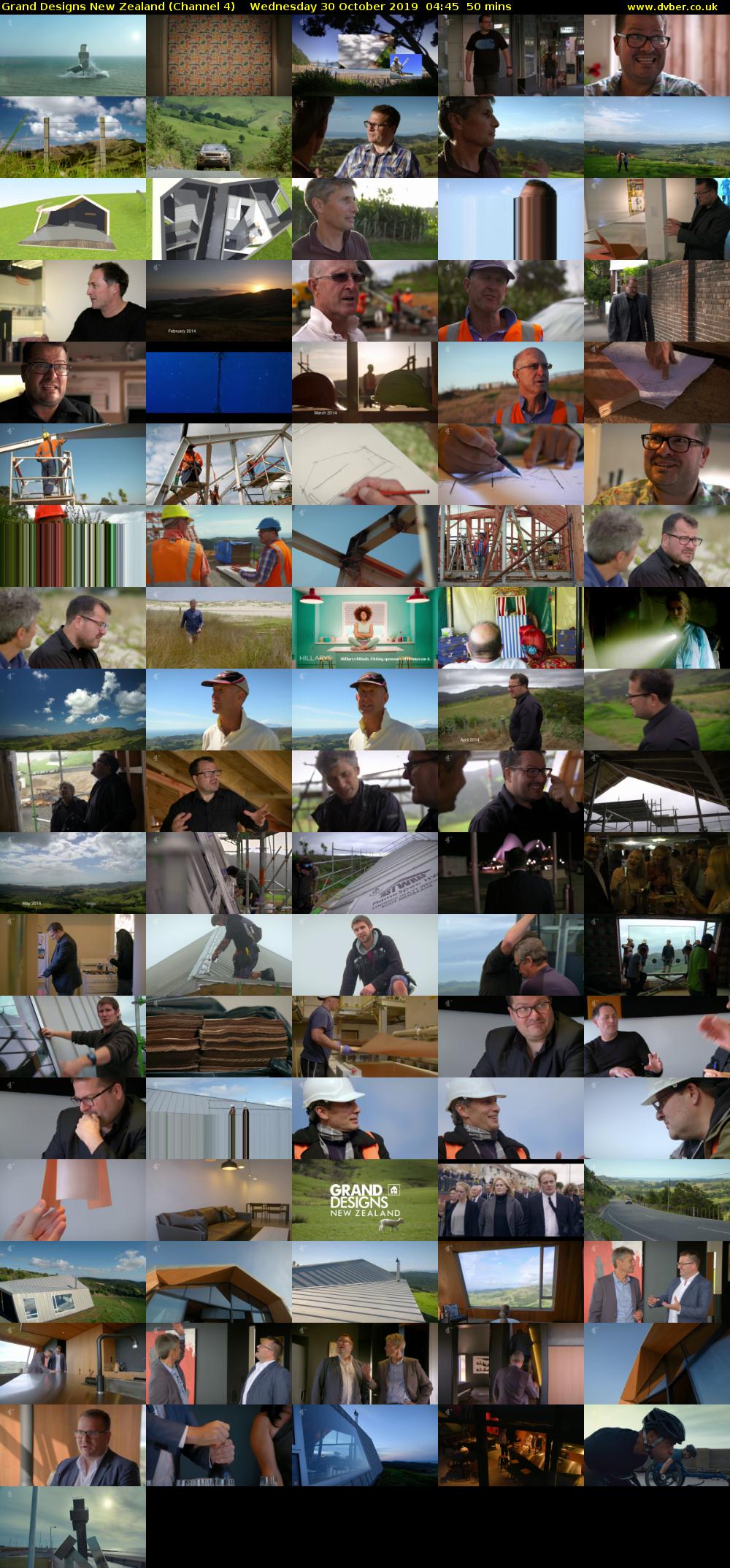 Grand Designs New Zealand (Channel 4) Wednesday 30 October 2019 04:45 - 05:35