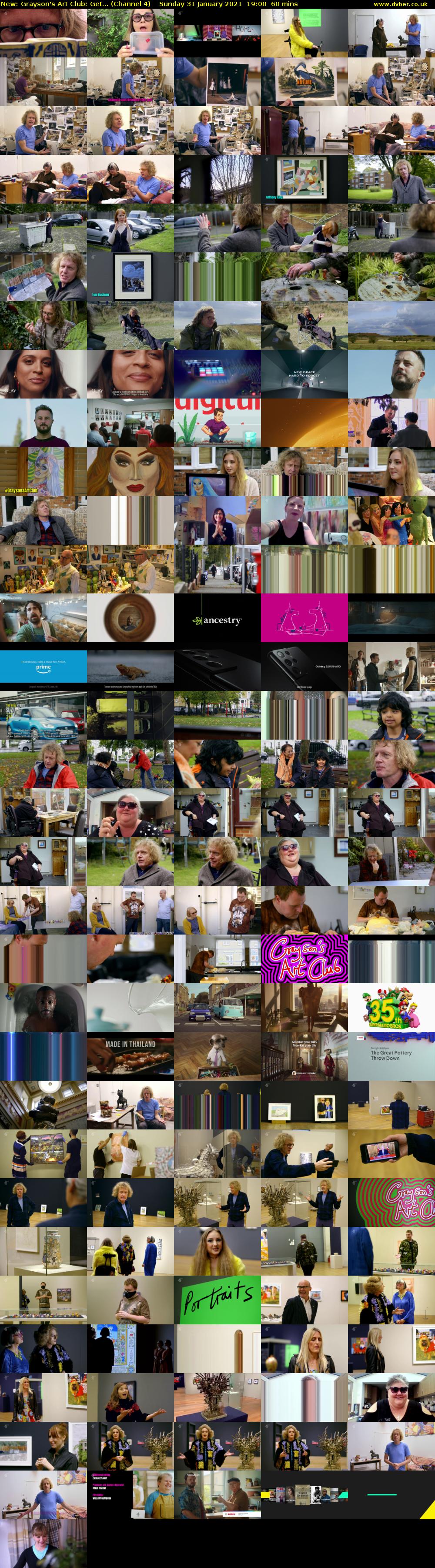 Grayson's Art Club: Get... (Channel 4) Sunday 31 January 2021 19:00 - 20:00