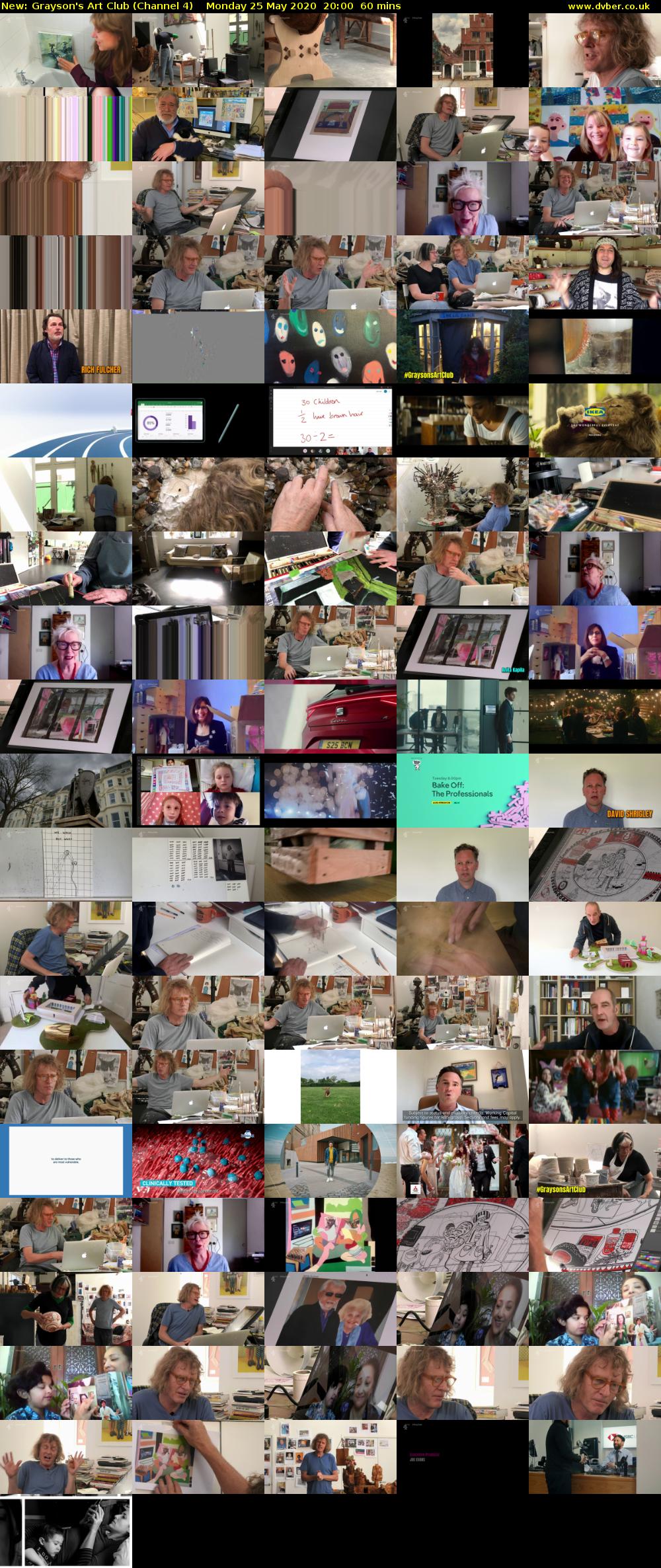 Grayson's Art Club (Channel 4) Monday 25 May 2020 20:00 - 21:00