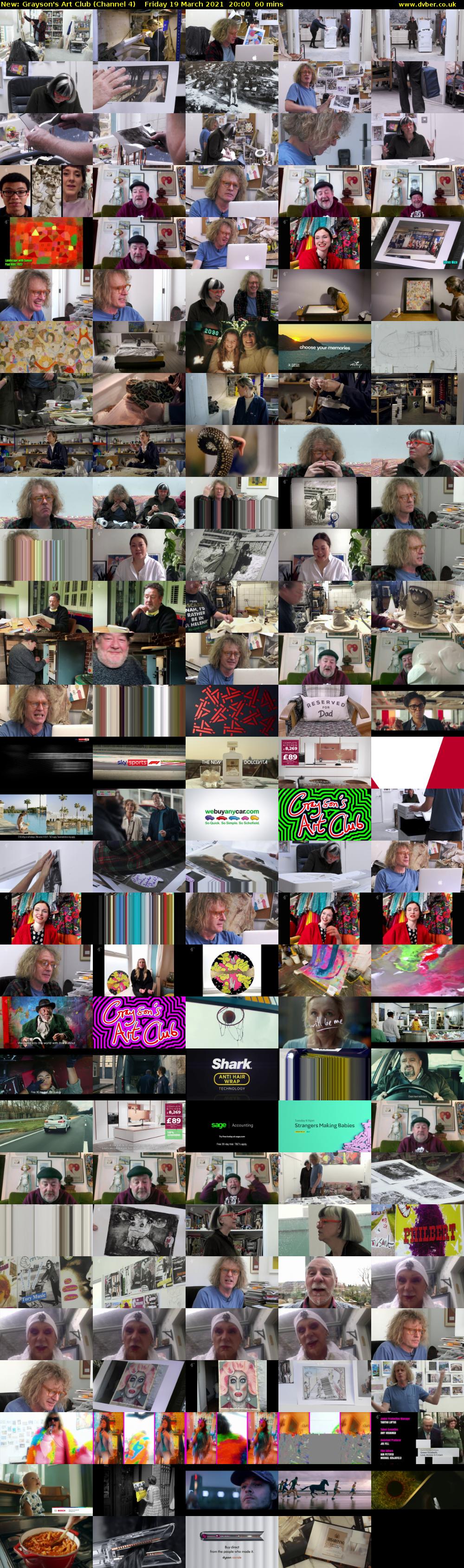Grayson's Art Club (Channel 4) Friday 19 March 2021 20:00 - 21:00