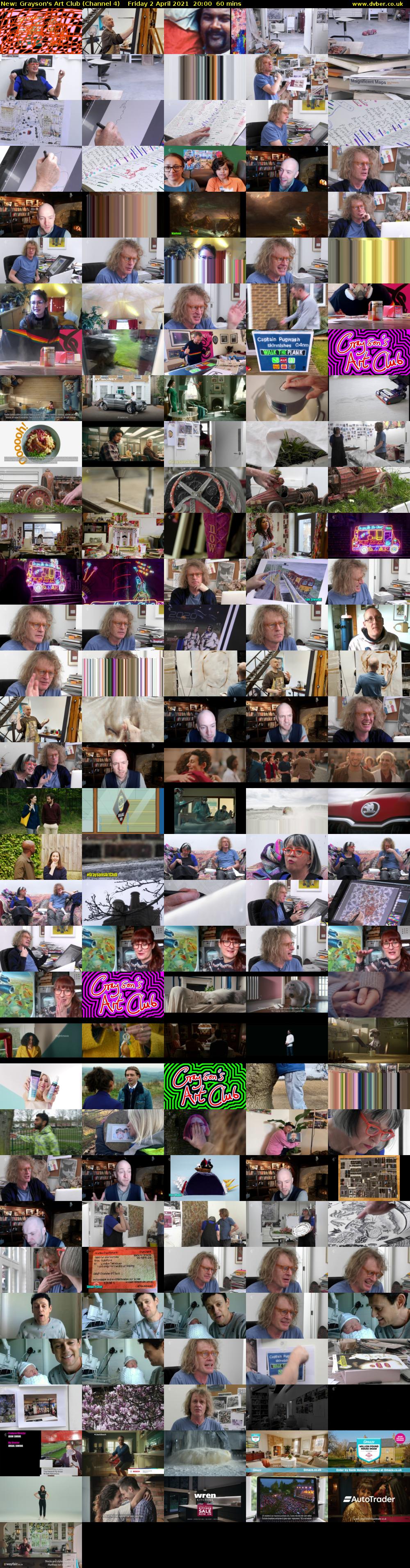 Grayson's Art Club (Channel 4) Friday 2 April 2021 20:00 - 21:00