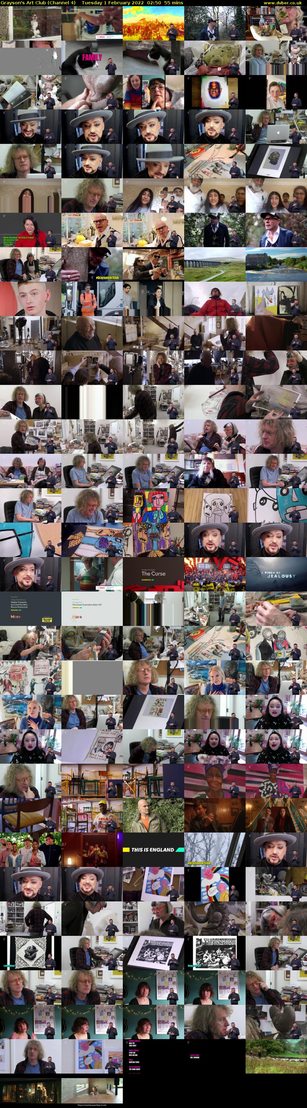 Grayson's Art Club (Channel 4) Tuesday 1 February 2022 02:50 - 03:45