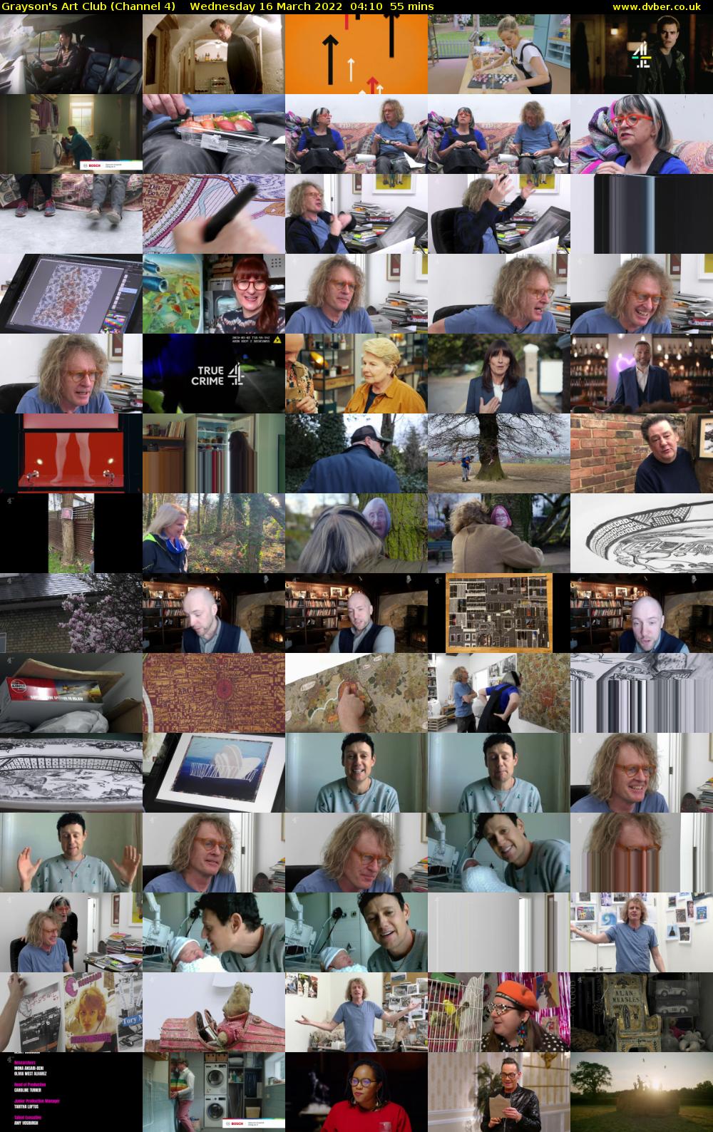 Grayson's Art Club (Channel 4) Wednesday 16 March 2022 04:10 - 05:05