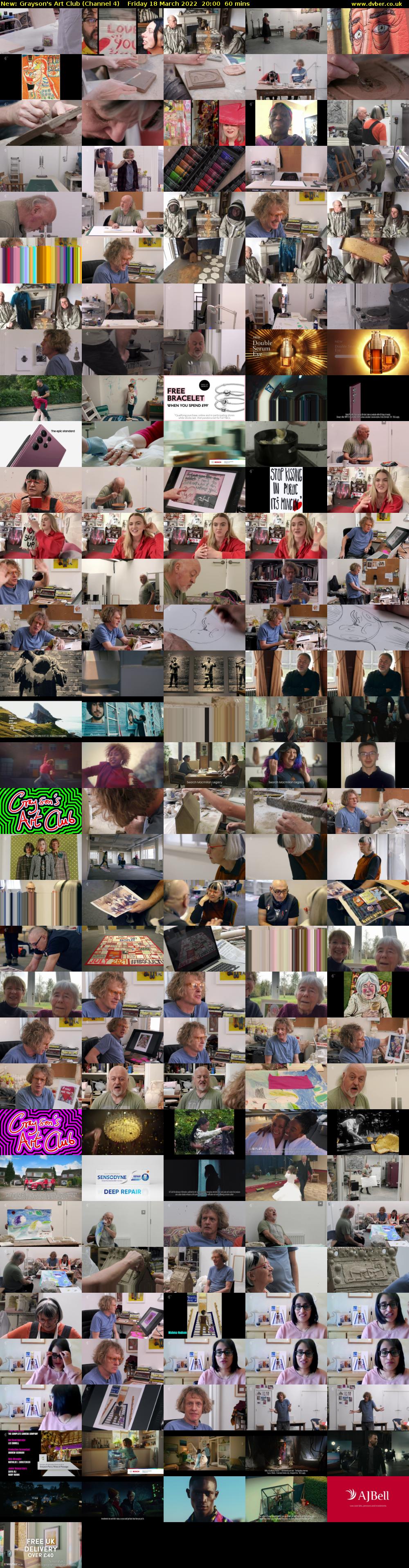 Grayson's Art Club (Channel 4) Friday 18 March 2022 20:00 - 21:00