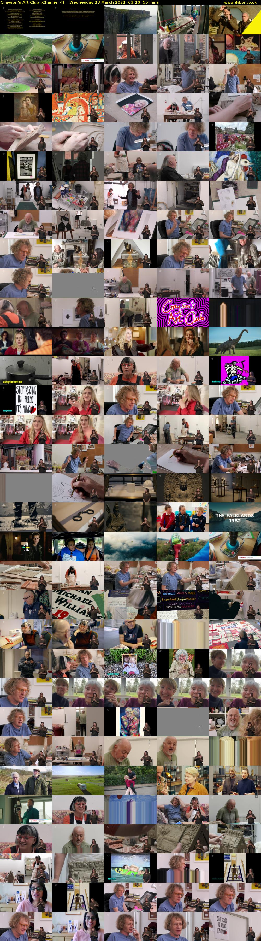 Grayson's Art Club (Channel 4) Wednesday 23 March 2022 03:10 - 04:05