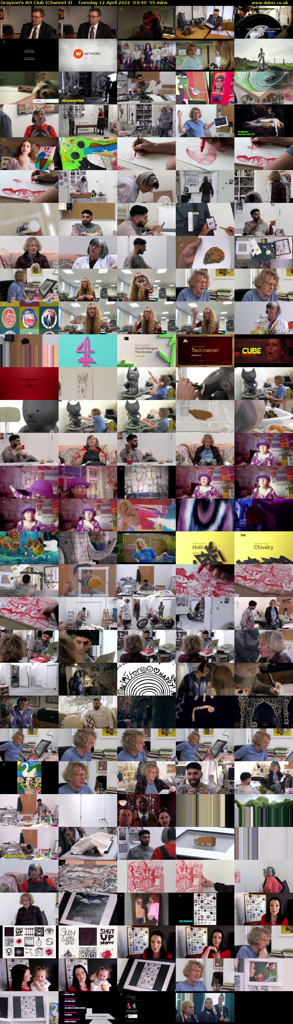 Grayson's Art Club (Channel 4) Tuesday 12 April 2022 03:40 - 04:35