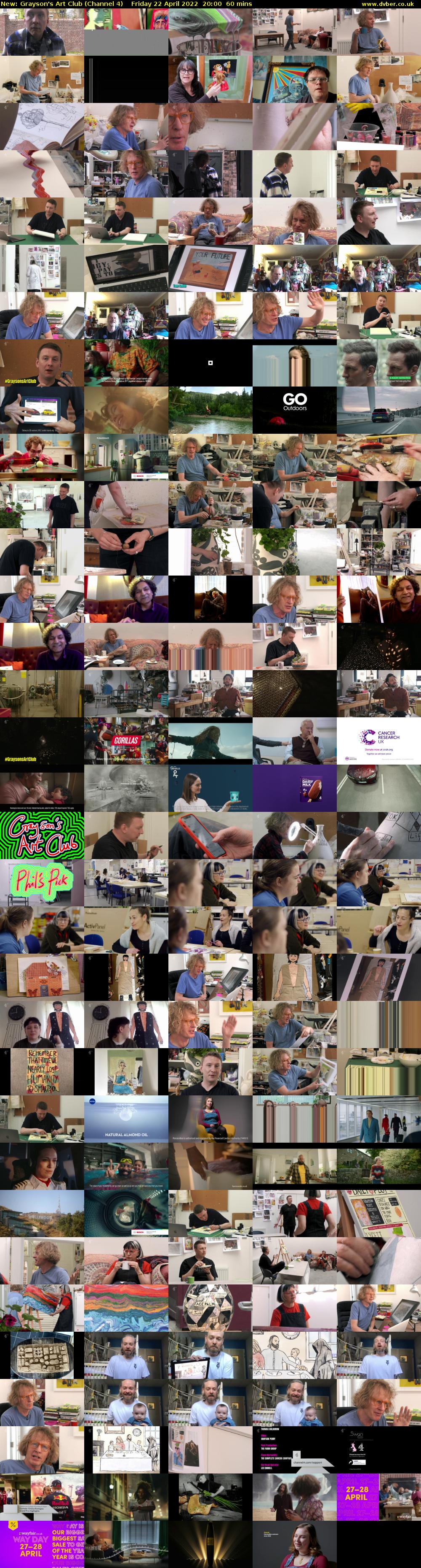 Grayson's Art Club (Channel 4) Friday 22 April 2022 20:00 - 21:00