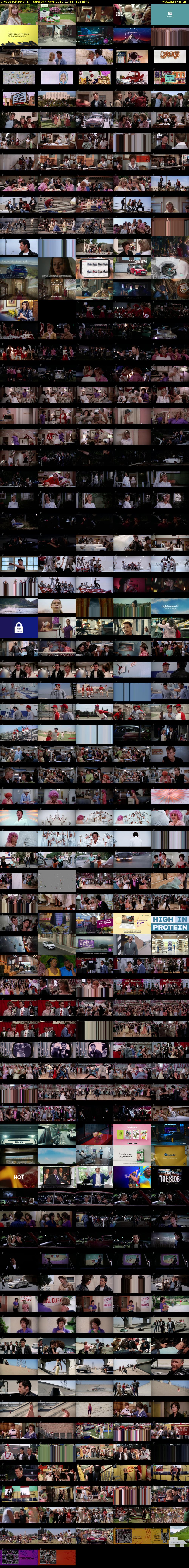 Grease (Channel 4) Sunday 4 April 2021 17:55 - 20:00