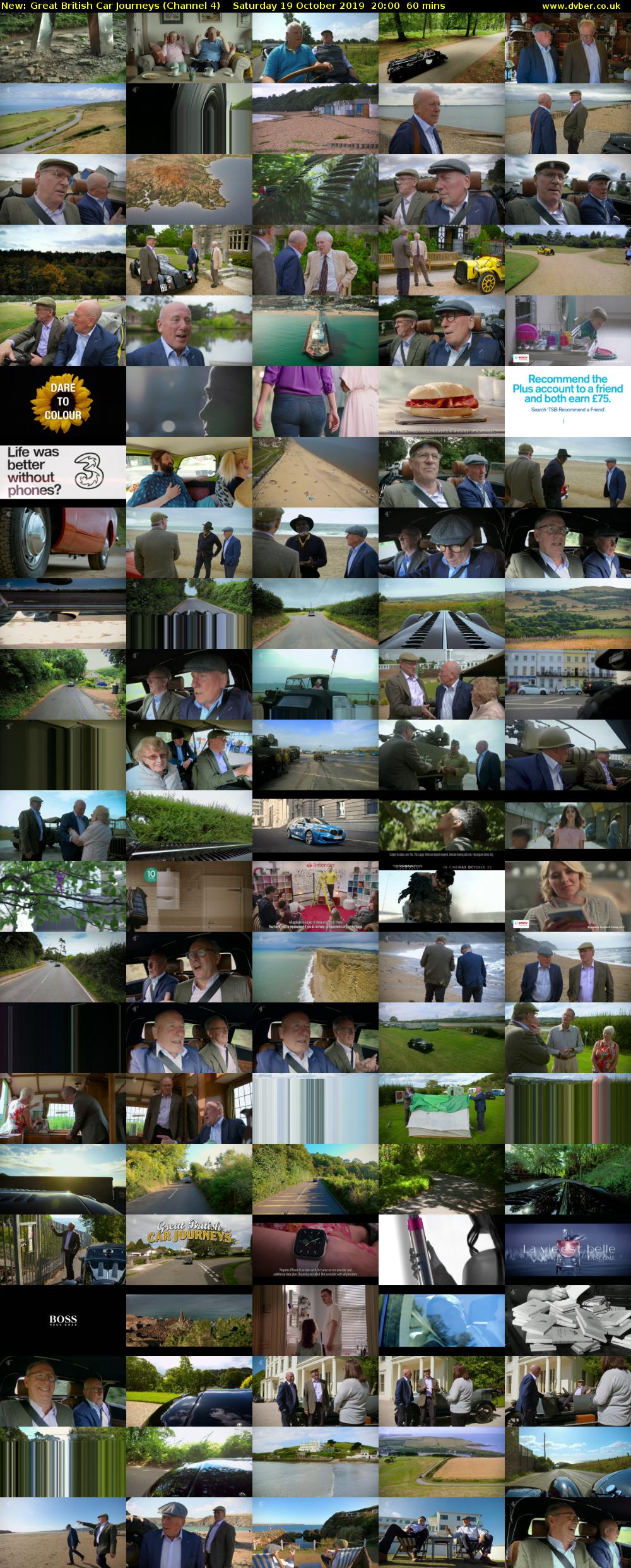 Great British Car Journeys (Channel 4) Saturday 19 October 2019 20:00 - 21:00