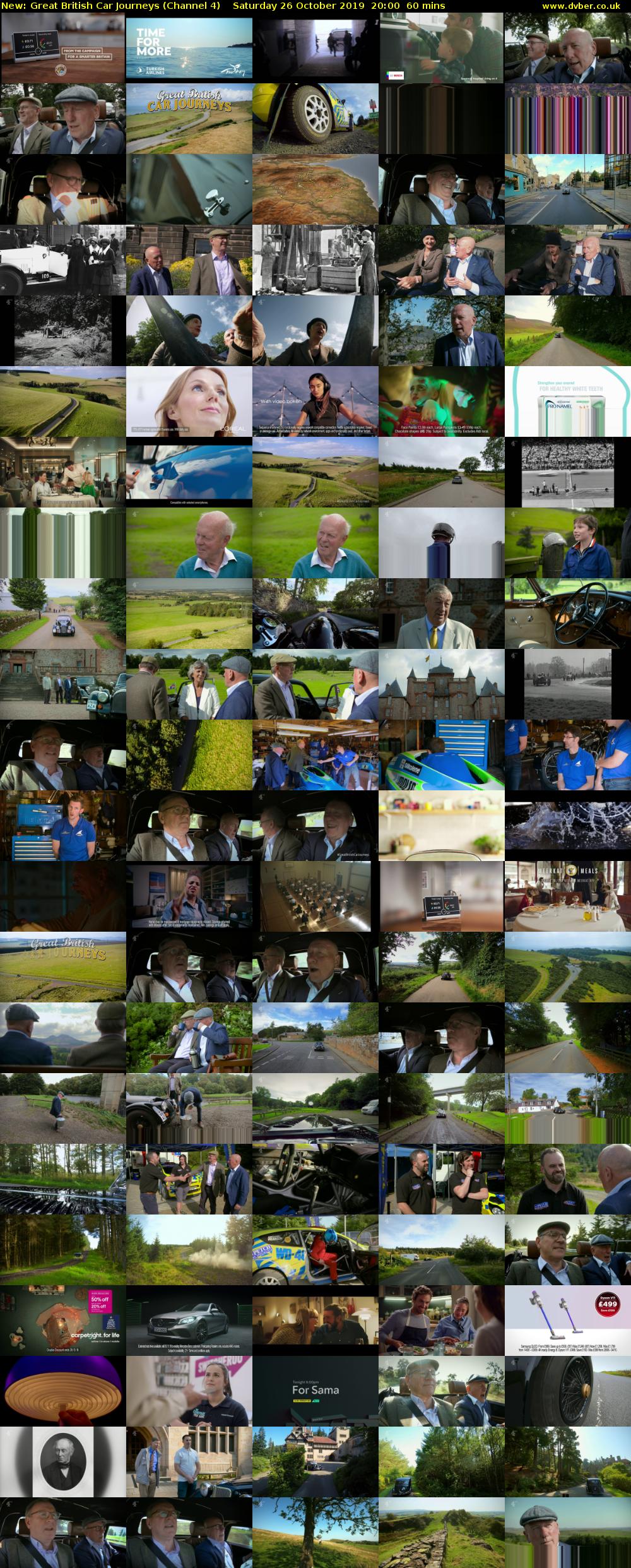 Great British Car Journeys (Channel 4) Saturday 26 October 2019 20:00 - 21:00