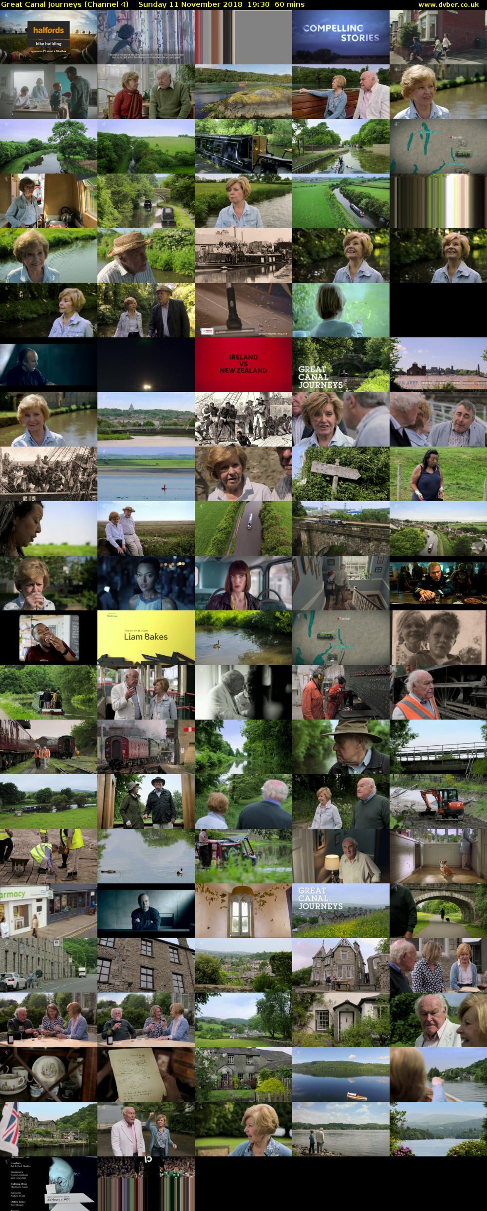 Great Canal Journeys (Channel 4) Sunday 11 November 2018 19:30 - 20:30