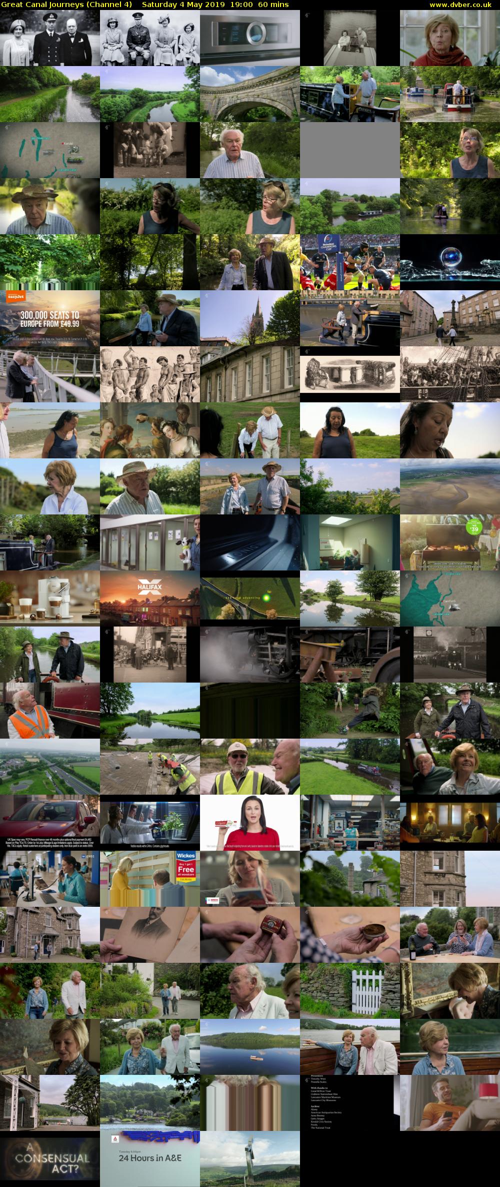 Great Canal Journeys (Channel 4) Saturday 4 May 2019 19:00 - 20:00