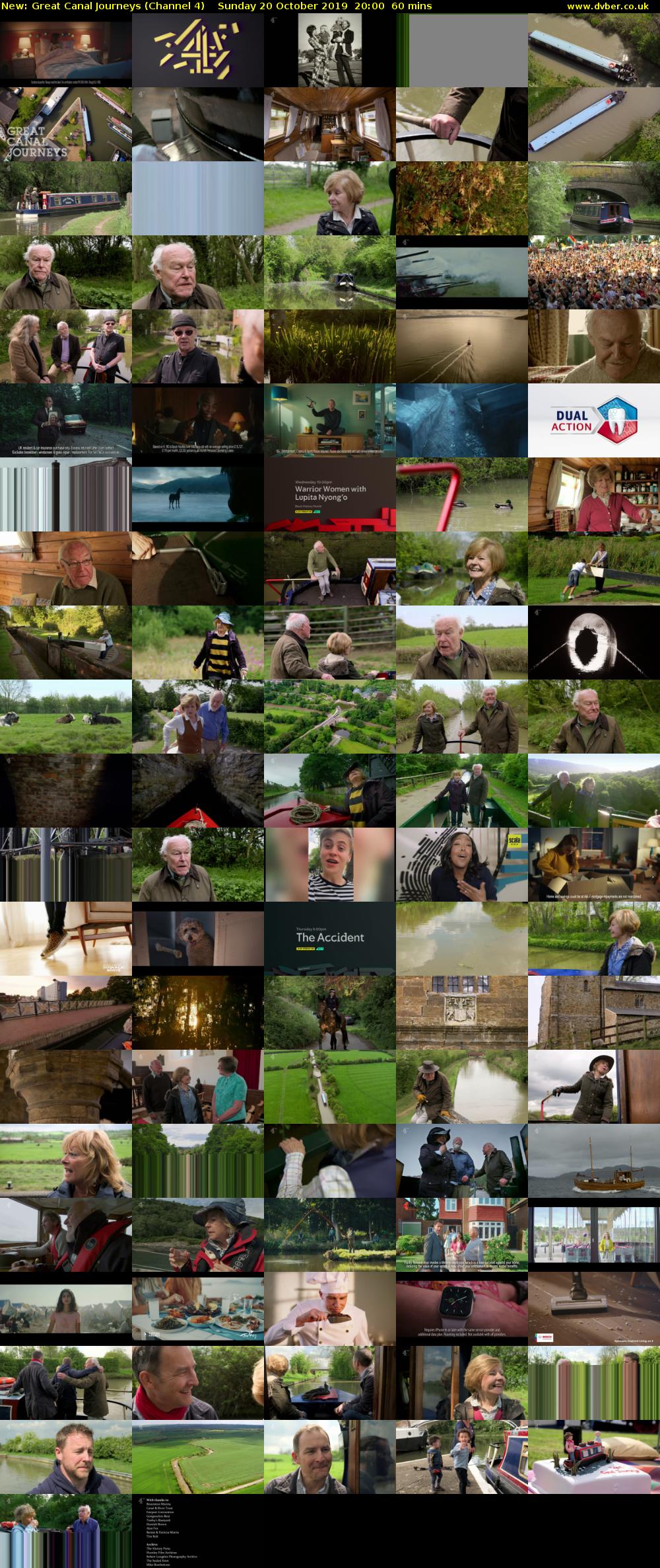 Great Canal Journeys (Channel 4) Sunday 20 October 2019 20:00 - 21:00