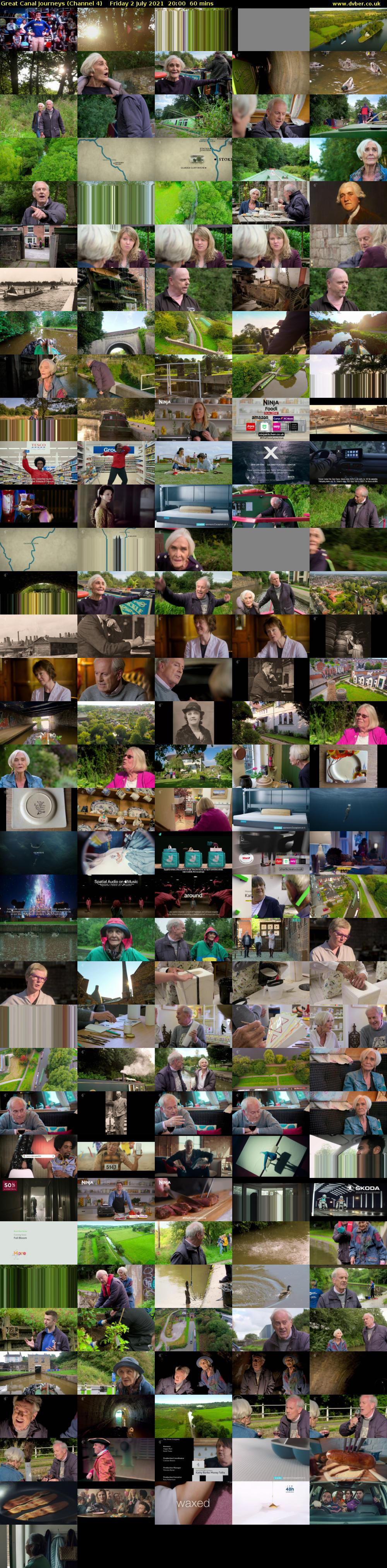 Great Canal Journeys (Channel 4) Friday 2 July 2021 20:00 - 21:00