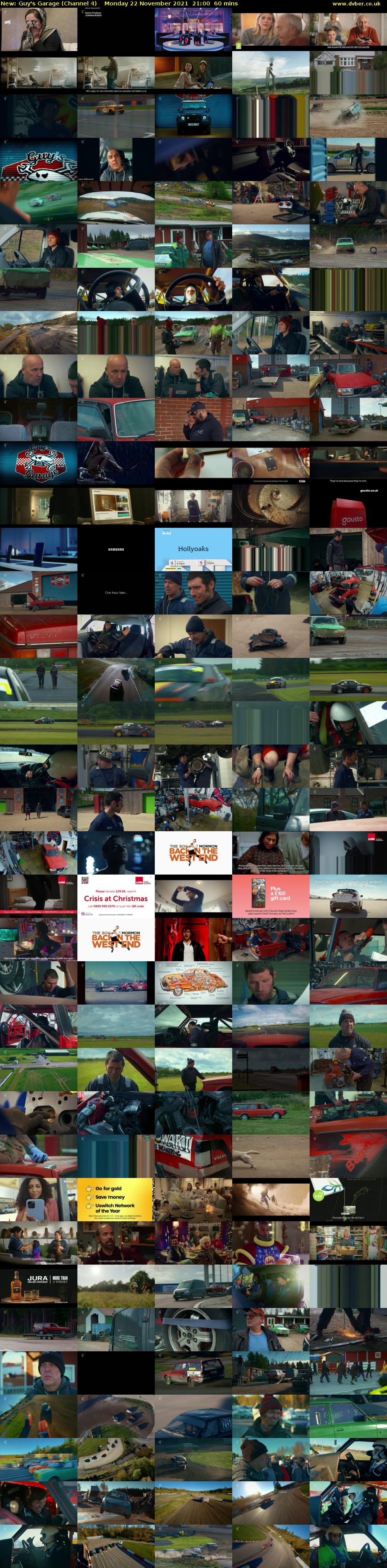 Guy's Garage (Channel 4) Monday 22 November 2021 21:00 - 22:00