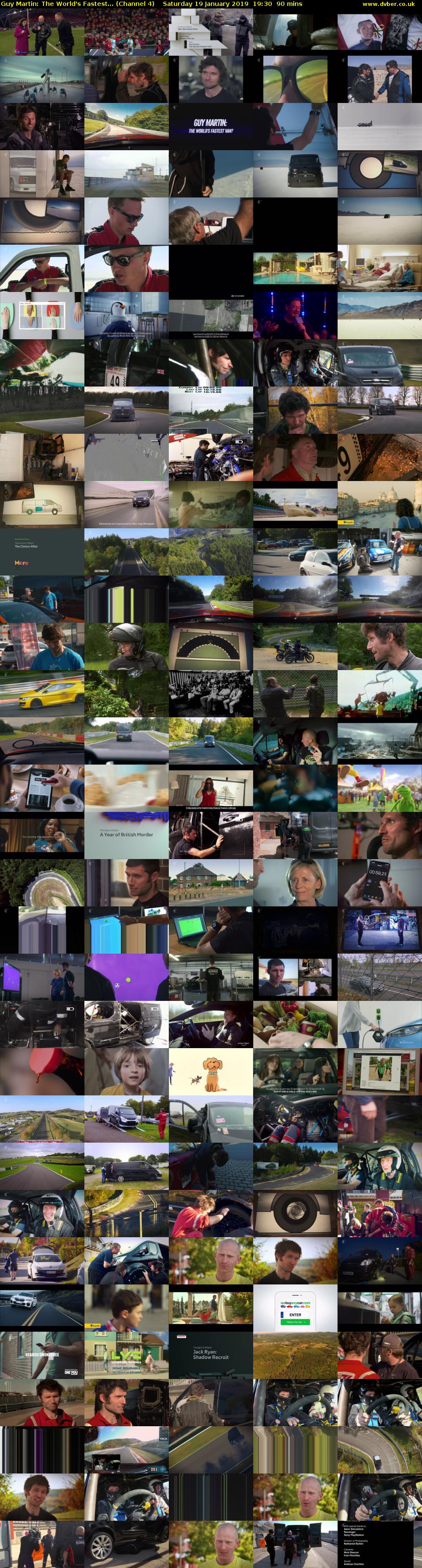 Guy Martin: The World's Fastest... (Channel 4) Saturday 19 January 2019 19:30 - 21:00