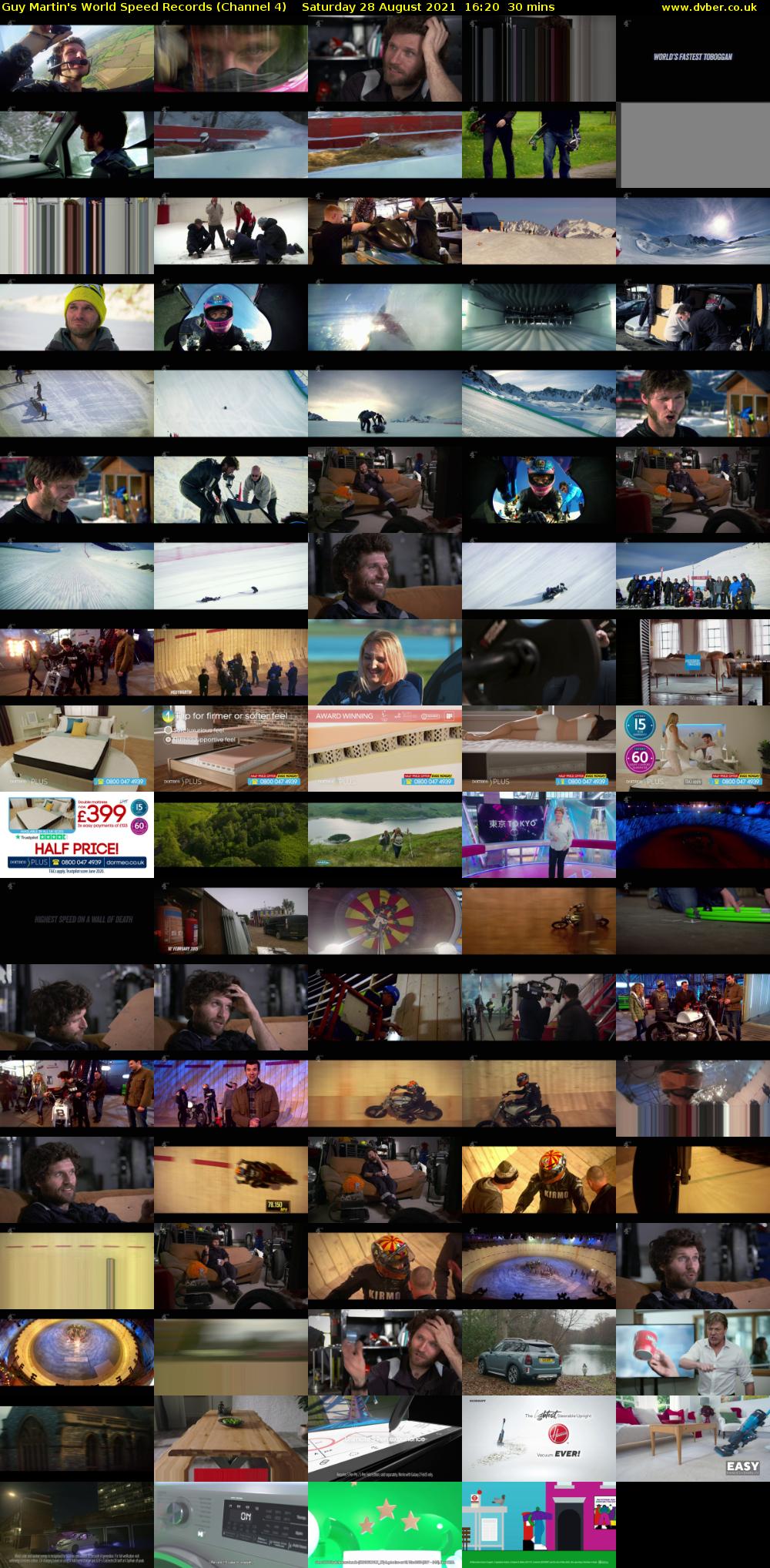 Guy Martin's World Speed Records (Channel 4) Saturday 28 August 2021 16:20 - 16:50