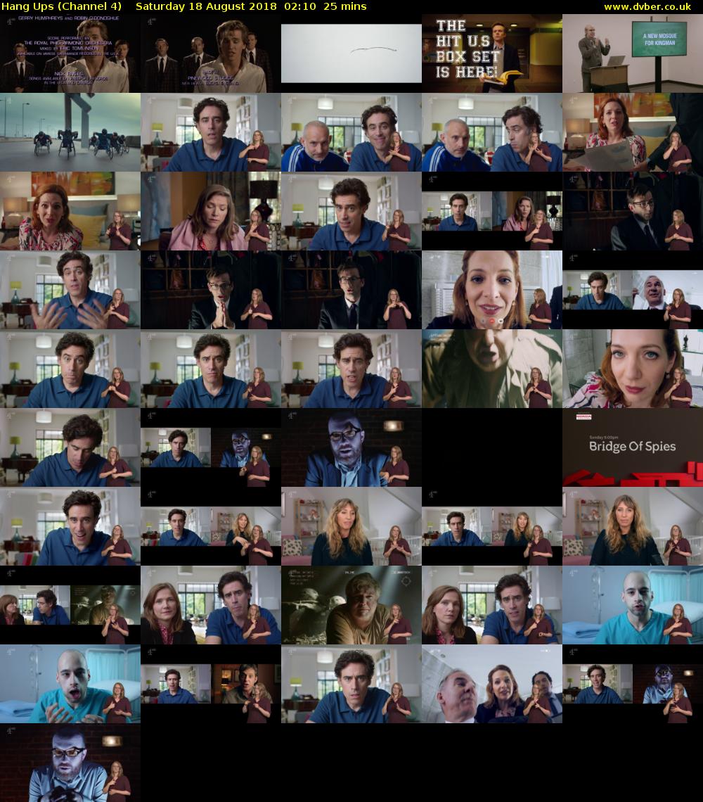Hang Ups (Channel 4) Saturday 18 August 2018 02:10 - 02:35