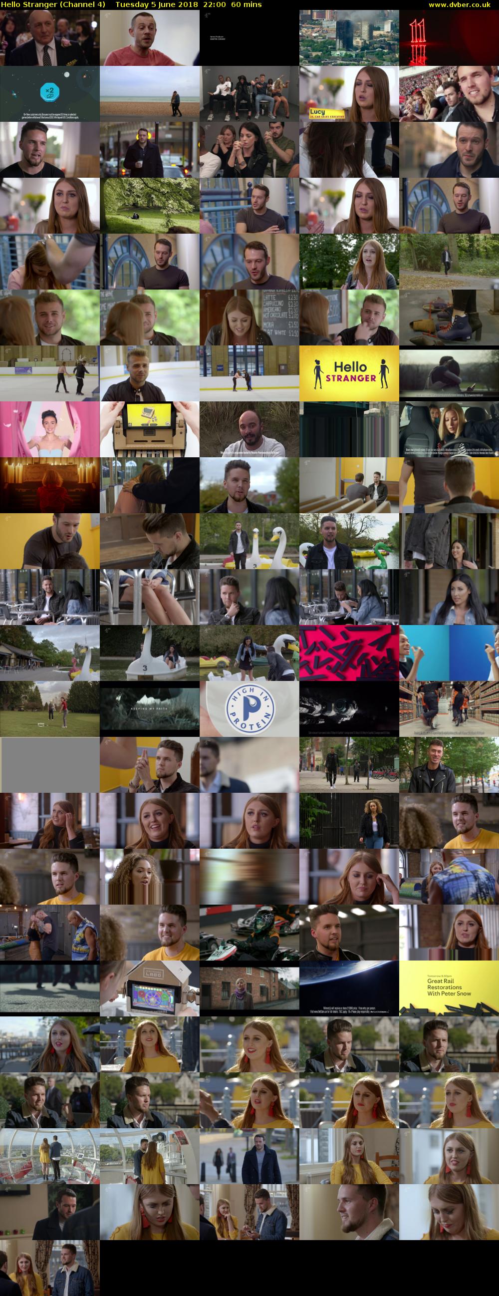 Hello Stranger (Channel 4) Tuesday 5 June 2018 22:00 - 23:00