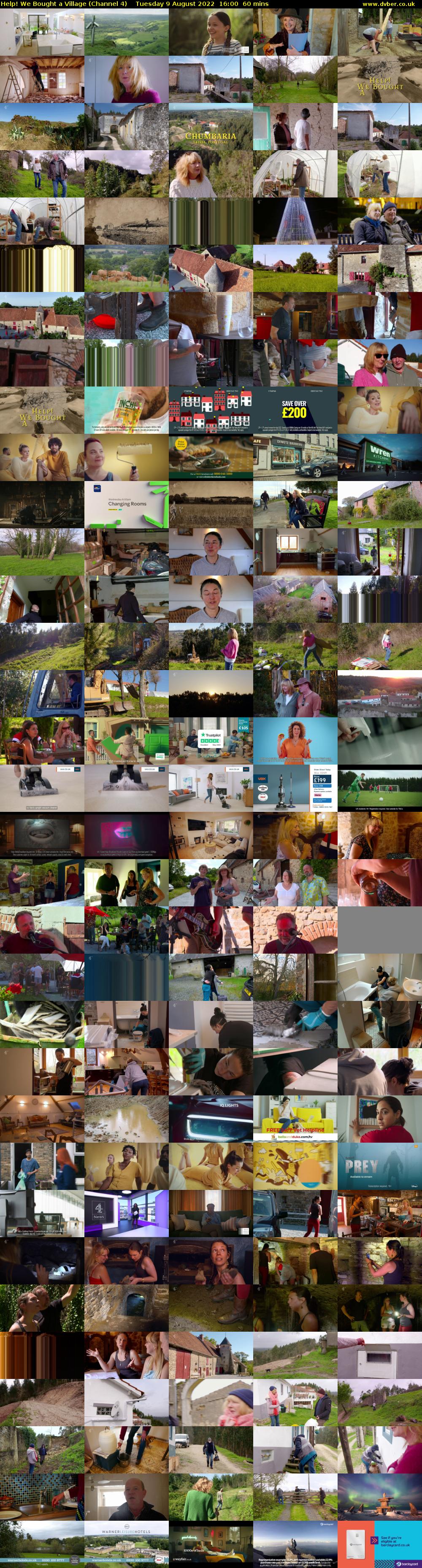 Help! We Bought a Village (Channel 4) Tuesday 9 August 2022 16:00 - 17:00