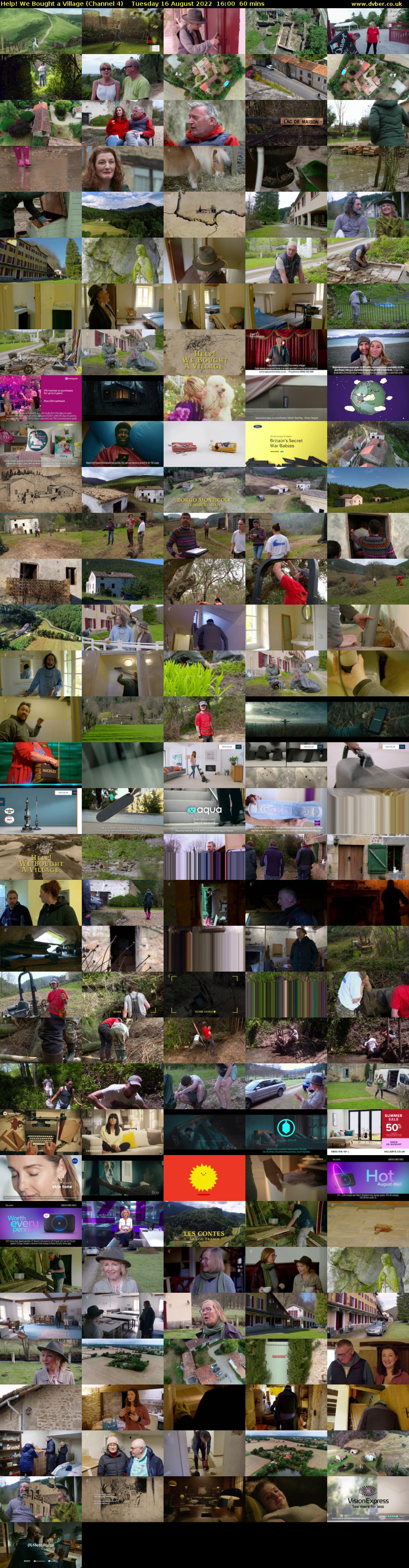Help! We Bought a Village (Channel 4) Tuesday 16 August 2022 16:00 - 17:00